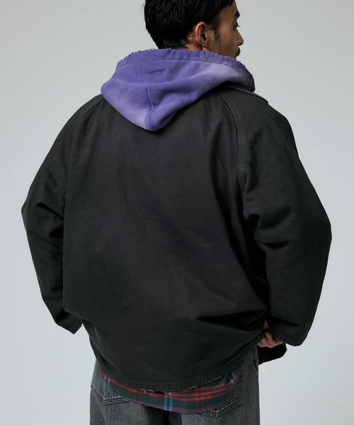 アウター アトリエ ウェルズ by ジョンブル カツラギオーバーダイファイヤーマンジャケット ATELLIER WELLS BY JOHNBULL ( WY241L04 ) カバーオールジャケット ミリタリー 消防士 ワークウェア アメカジ カジュアル トグル使いデザイン 送料無料 John bull 2025年 Johnbull（ジョンブル） コート ジャケット 「ATELLIER WELLS BY