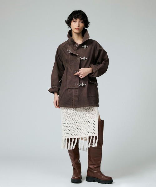 コート ジャケット 「ATELLIER WELLS BY JOHNBULL」カツラギオーバーダイファイヤーマンジャケット メンズ レディースの画像
