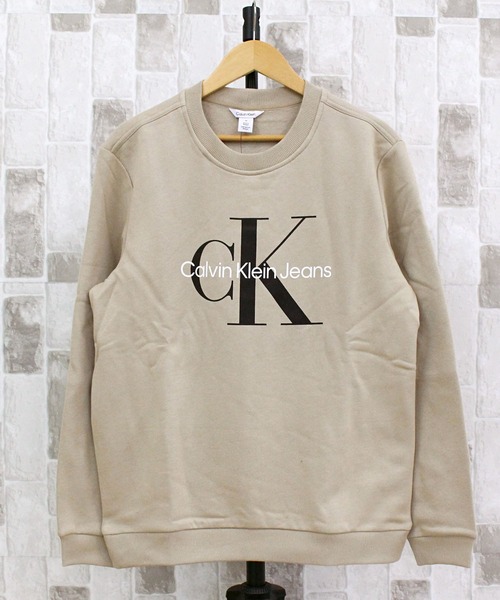   Jeans モノグラムプリント スウェットトレーナー Calvin Klein トレーナー スウェット 「Calvin JEANS/カルバン