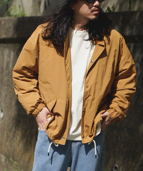 NO NEED（ノーニード） ブルゾン アウター スタンドカラー 裾ドロスト