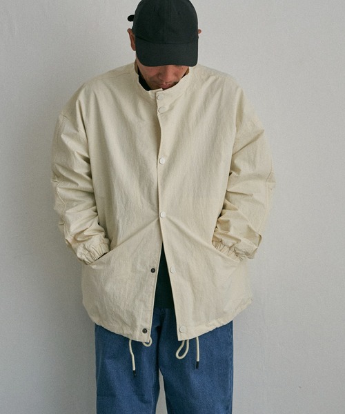 NO NEED（ノーニード） ブルゾン アウター スタンドカラー 裾ドロスト