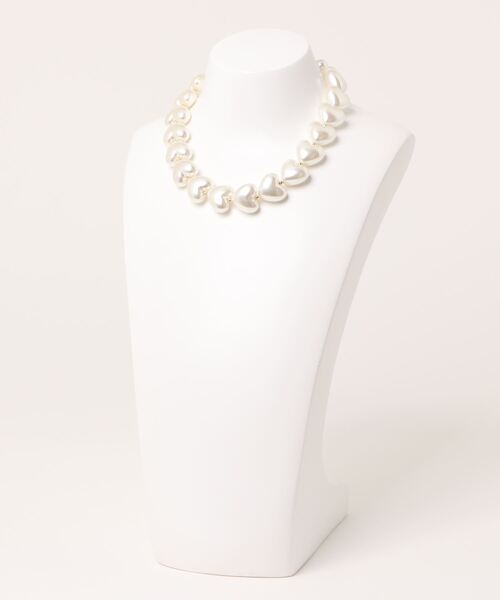 Three Four Time（スリーフォータイム） ネックレス パールハート