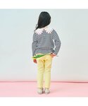 tシャツ ハート刺繍スカラップ衿トップス キッ...の詳細画像2