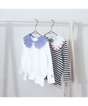 tシャツ ハート刺繍スカラップ衿トップス キッ...の詳細画像5