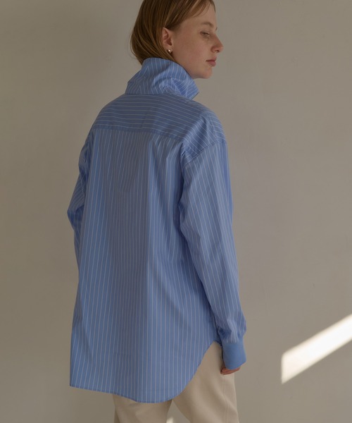 MANOF（マノフ） ブラウス シャツ H/N ZIP SHIRT レディース