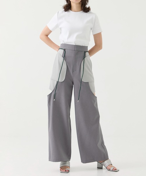 CITY TOKYO パンツ 「手洗い可能」「防シワ」レイヤードライクカット 