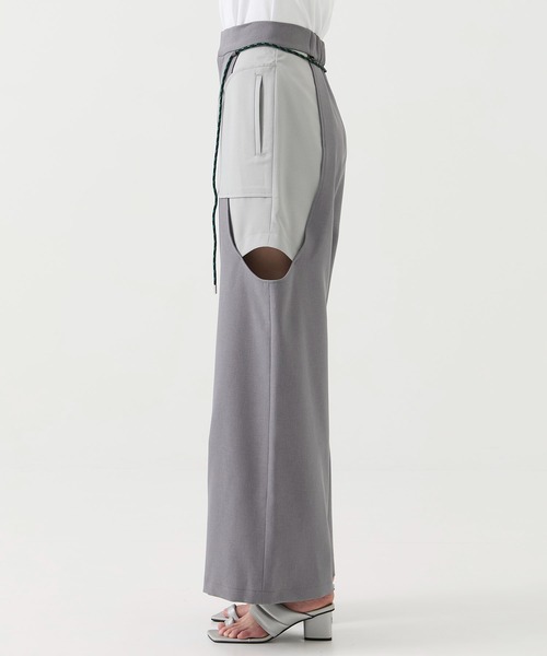 CITY TOKYO パンツ 「手洗い可能」「防シワ」レイヤードライクカット 