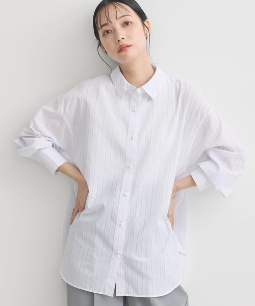 売れ筋商品|||カフェ シャツ レディース トップス AMBER - Tunic - smoked pearl Amber Tunic in smoked pearl viscose | KAFFE Clothing