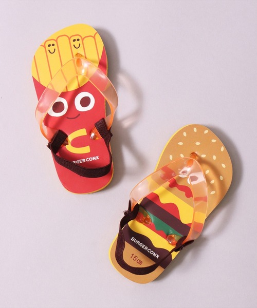 BAYBLO サンダル (SK)「ディノサウルス ＆ バーガーコンクス」キッズ