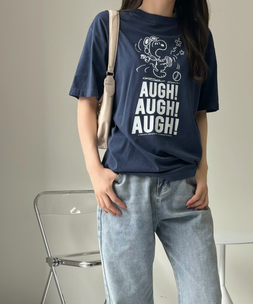 【SALE 10%OFF】 juicy ジューシー vintage snoopy ヴィンテージ スヌーピー さがら刺? クレイジー Tシャツ 夏 レディース 半袖 おしゃれ SNOOPY tシャツ 「PEANUTS/SNOOPY」別注 ピーナッツ スヌーピー