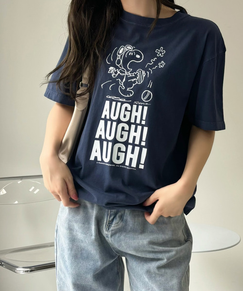 スヌーピー Tシャツ XXL ダークグレー USAヴィンテージ　夏SALE スヌーピー Tシャツ XXL ダークグレー USAヴィンテージ 夏SALE