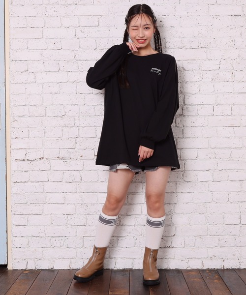 PINKHUNT tシャツ ピンクハント 肩だし ゆったりシルエット ロン