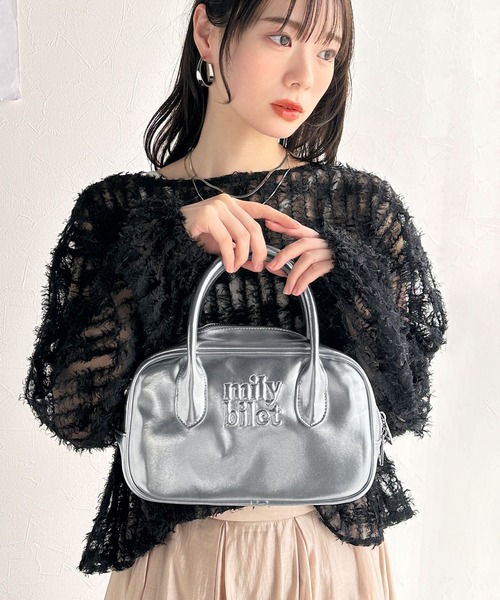 milly様ブラックs翌日発送 mily bilet ハンドバッグ 「mily bilet」ヘビロテしたい主役級バッグ
