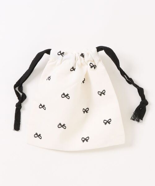 TONE SELECT GOODS ポーチ Liaa/リボン柄 巾着 ポーチ A18446