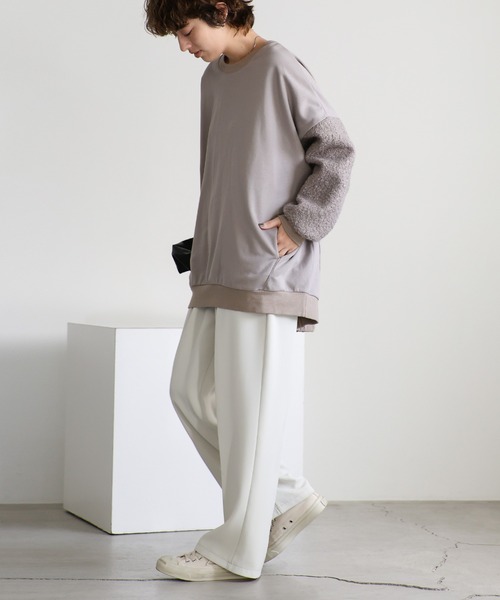 select MOCA（セレクトモカ） トレーナー スウェット ブークレスリーブ