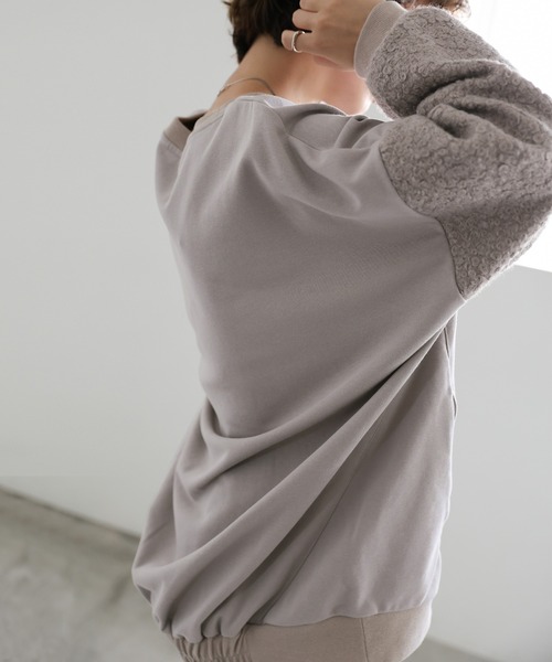 select MOCA（セレクトモカ） トレーナー スウェット ブークレスリーブ
