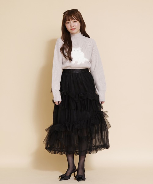REDYAZEL（レディアゼル） スカート チュールフリルティアードスカート