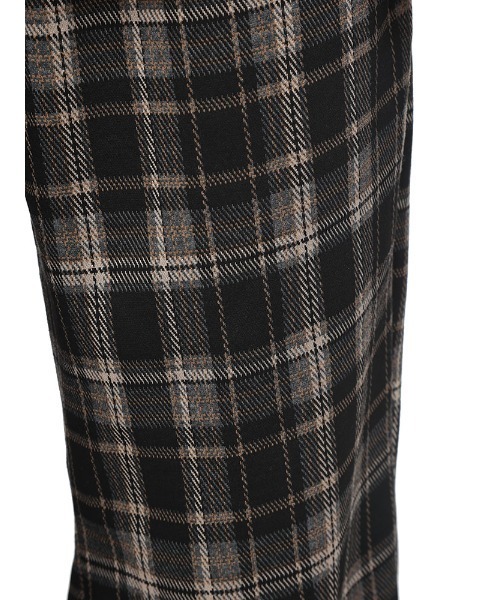 PEATS PLEAS チェック柄 ワイドパンツ サイズ2 チェック柄ワイドパンツ