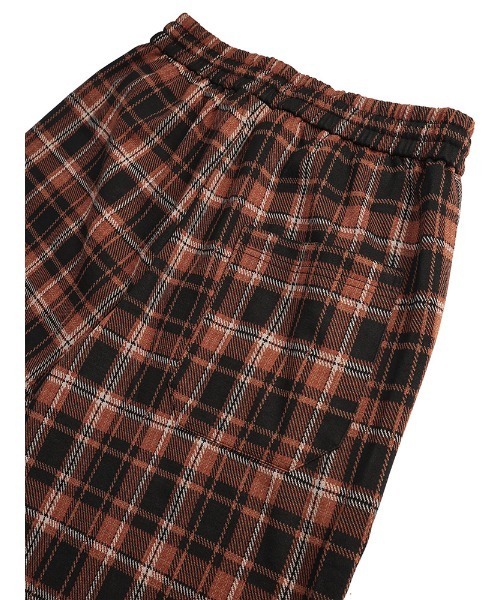 WOODENDOLL パンツ ワイドパンツ チェック柄 ウエストコード