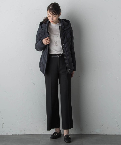 URBAN RESEARCH ラビットフードストレッチショートダウン S115339849