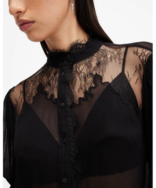 ブラウス シャツ RORY RELAXED FIT LACE SHIRT | RORY リラックス フィット レース シャツ レディース ブラウス シャツ RORY RELAXED FIT LACE SHIRT | RORY