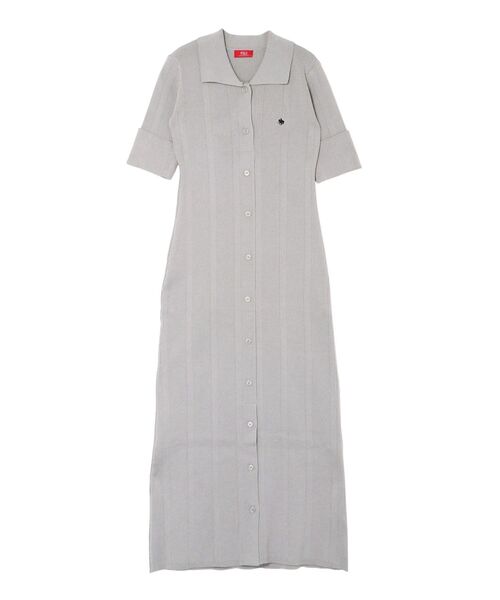 POLO BCS ワンピース 「POLO BCSコラボ」シャツカラーニットワンピース 