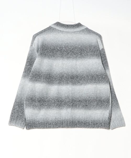 シャツ BALLAST ARK / バラストアーク：GRADATION KNIT SHIRT：BA11-K000「AST」 メンズの画像