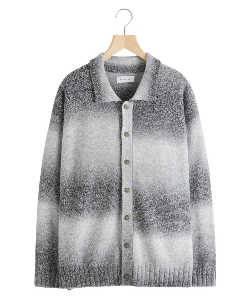 シャツ BALLAST ARK / バラストアーク：GRADATION KNIT SHIRT：BA11-K000「AST」 メンズの画像