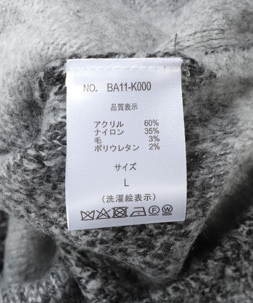 シャツ BALLAST ARK / バラストアーク：GRADATION KNIT SHIRT：BA11-K000「AST」 メンズの画像