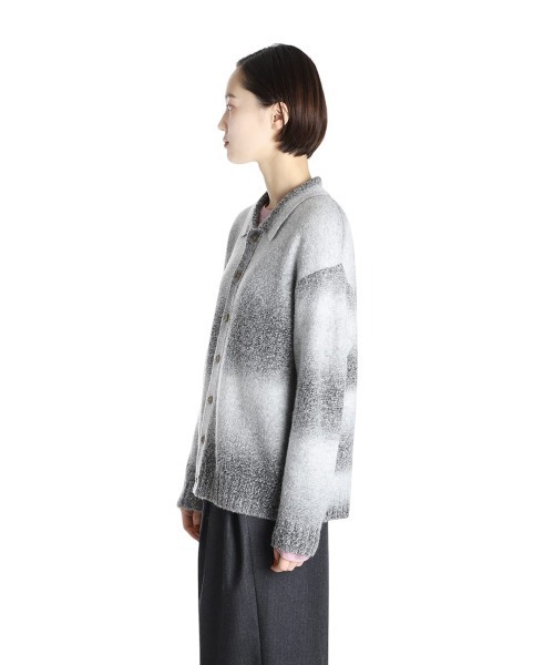 シャツ BALLAST ARK / バラストアーク：GRADATION KNIT SHIRT：BA11-K000「AST」 メンズの画像