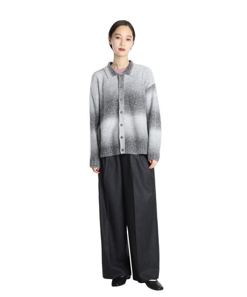 シャツ BALLAST ARK / バラストアーク：GRADATION KNIT SHIRT：BA11-K000「AST」 メンズの画像