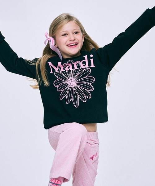 Mardi Mercredi トレーナー KIDS SWEATSHIRT FLOWERMARDI キッズ