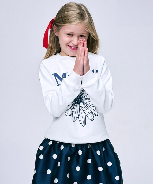 Mardi Mercredi トレーナー KIDS SWEATSHIRT FLOWERMARDI キッズ