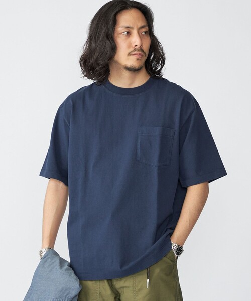 （新品）Theory クルーネック ポケットTシャツ ホワイト M SHIPS（シップス） tシャツ SHIPS: コットンUSA クルーネック ポケット