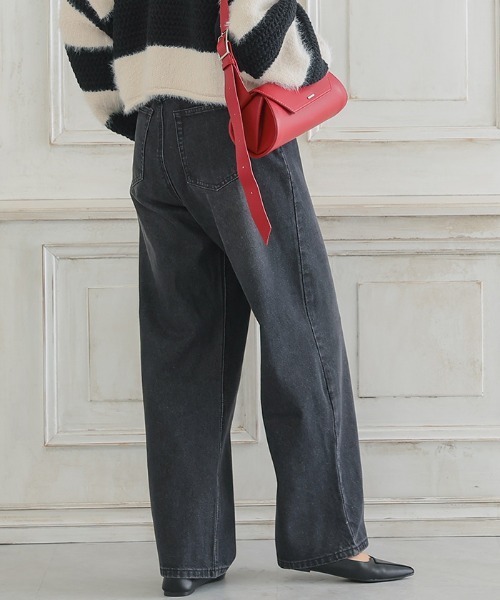 デニム ワイドパンツ クラシック ダークブルー レディース 楽天市場】【期間限定：4,190円→2,490円！】 パンツ デニム