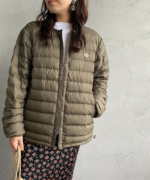 Danton（ダントン） ダウンジャケット S ベージュ レディース