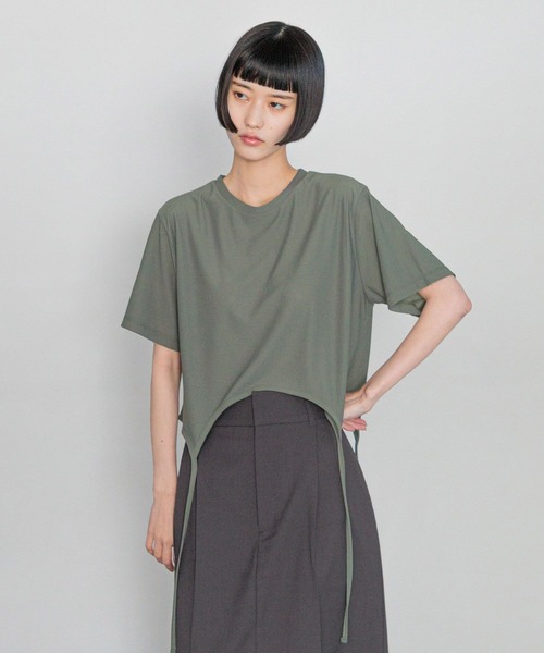tシャツ ガーターヘムＴｅｅ　 326069 レディース tシャツ ガーターヘムTee 326069 レディース : ZOZOTOWN