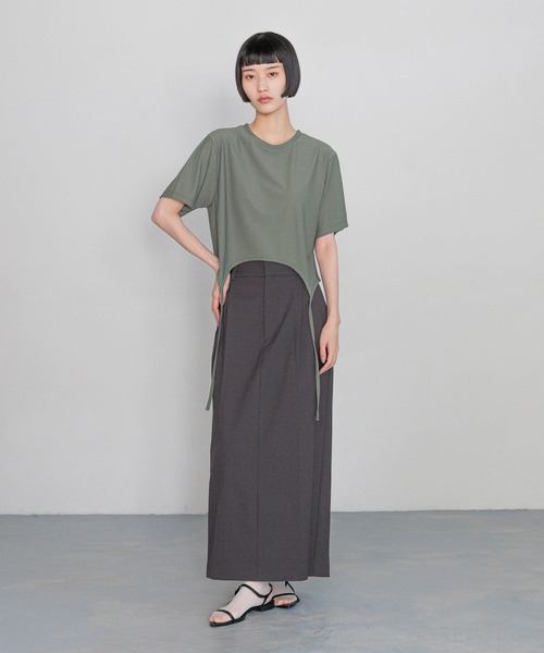 tシャツ ガーターヘムＴｅｅ　 326069 レディース tシャツ ガーターヘムTee 326069 レディース : ZOZOTOWN