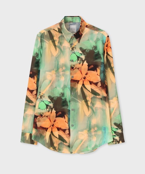 【Paul Smith】\"Painted Photograph\" シャツ Paul Smith Painted Photograph シャツ | ブルー | FARFETCH JP