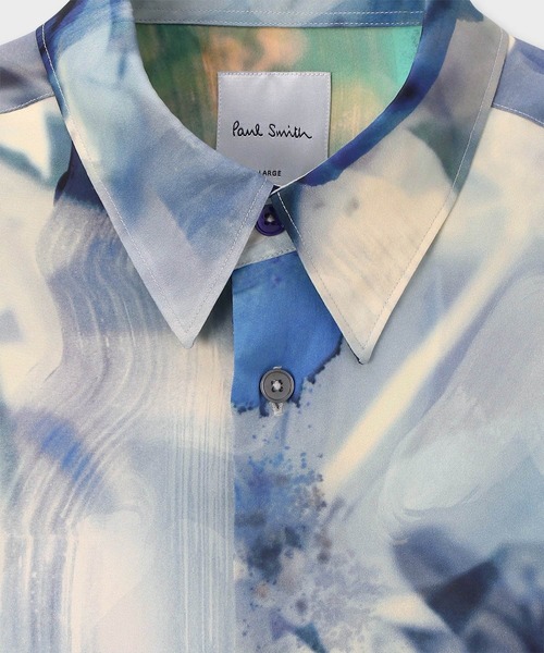 25SS \"Painted Photograph\" シャツ Paul Smith Painted Photograph シャツ | ブルー | FARFETCH JP