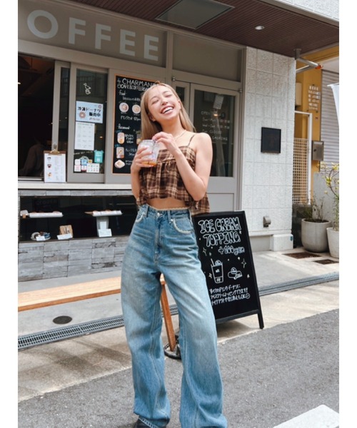 豪華 EVRIS ジーンズ 「再生産！」レース デニムパンツ デニム パンツ
