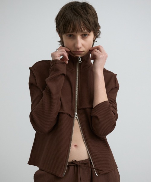 tシャツ TERRA RIB 2WAY ZIP THERMAL/テラリブツーウェイジップサーマル レディース