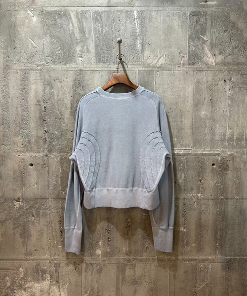 Jian ye ジェンイェ Orbit Top クロップドスウェット トレーナー JIAN