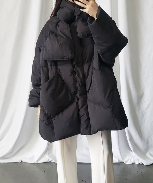 「me+em select」 ダウンジャケット FREE アイボリー レディース_画像9