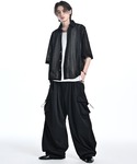 シャツ 半袖 loose silhouette...の詳細画像5