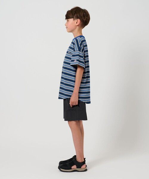 tシャツ 「Champion」ボーダー ショートスリーブ Tシャツ / キッズ  140cm-160cm キッズ 子供服 男の子 女の子 | Champion | 08