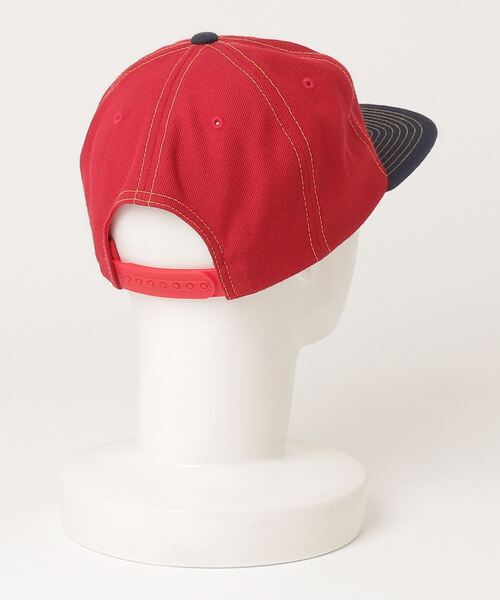 「BRIXTON」 刺繍キャップ - レッド メンズ_画像2
