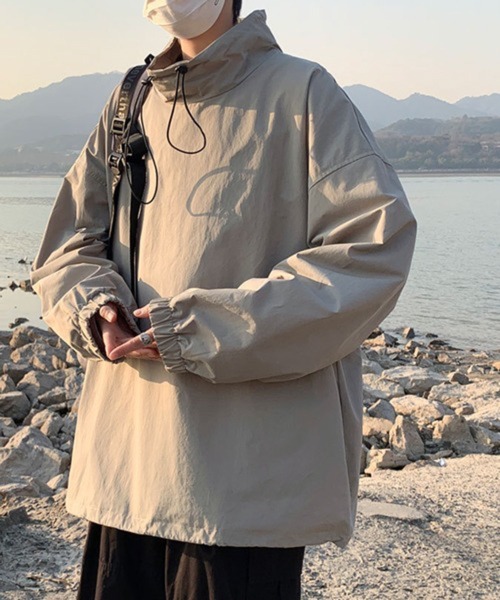 CERCA ナイロンジャケット 「NOWLE」スタンドネック プルオーバー