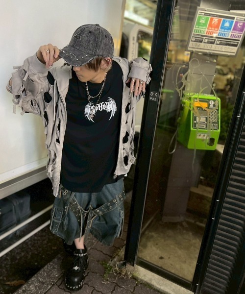 レフレム 帽子 REFLEM キャップ 帽子 「REFLEM/レフレム」ダメージデニムCAP