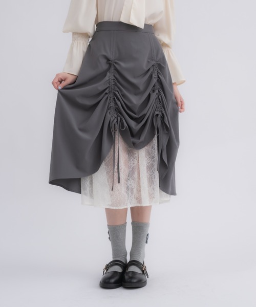 スカート SUSPENDER LAYERED SKIRT Yuna Suspender Skirt | Killstar